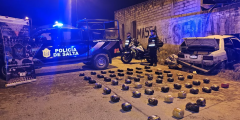 Persecución, detención y secuestro de un importante cargamento de droga