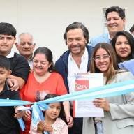 En Apolinario Saravia, el Gobernador encabezó la entrega de 40 viviendas reactivadas con fondos provinciales