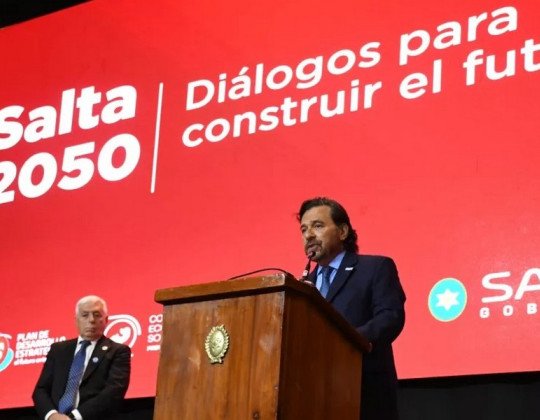 Sáenz lanzó el Plan Salta 2050: “Es la hoja de ruta para una provincia integrada, previsible y líder”