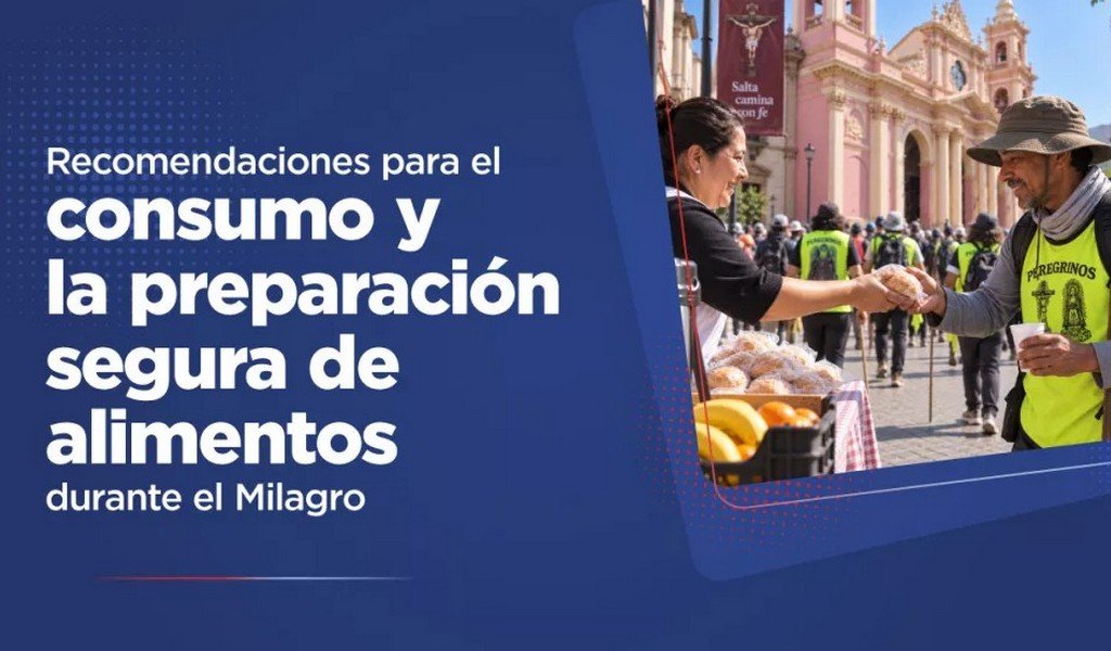 Brindan recomendaciones para el consumo y la preparación segura de alimentos durante el Milagro