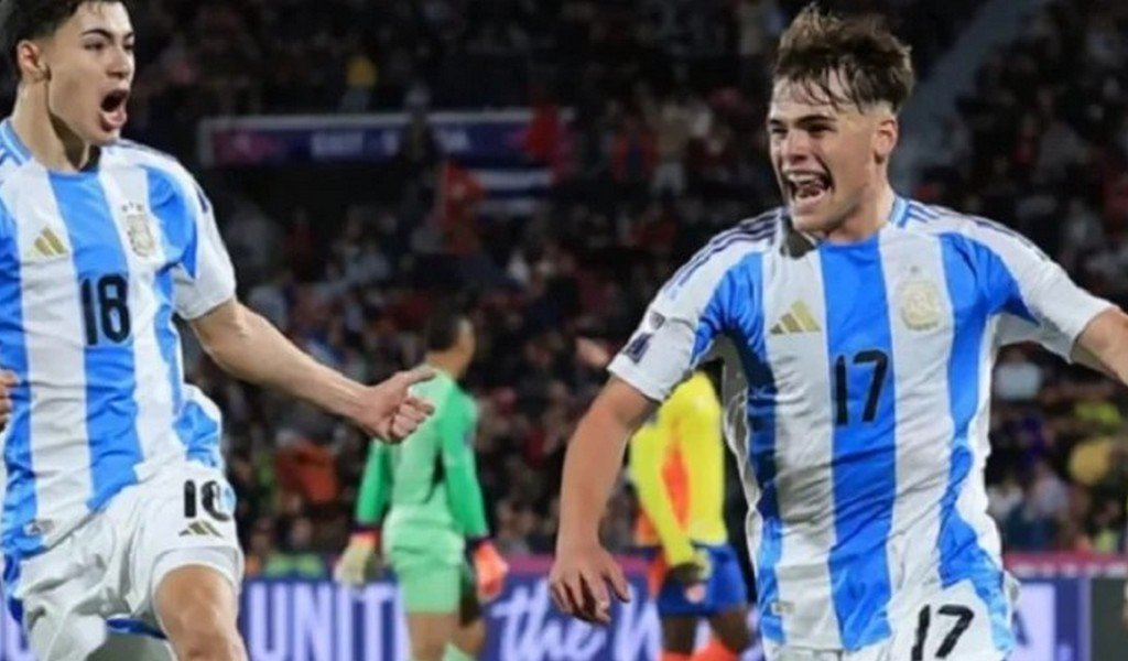 Con un gol sobre el final, la selección argentina Sub 19 le ganó 1-0 a Perú y se clasificó a la final de los Juegos Suramericanos