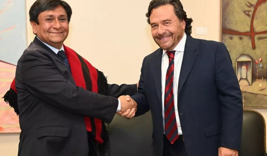 Sáenz y el gobernador de Antofagasta avanzan en una agenda de integración por el Paso de Sico