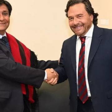 Sáenz y el gobernador de Antofagasta avanzan en una agenda de integración por el Paso de Sico