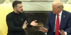Acalorada discusión entre Trump y Zelenski sobre la guerra en Ucrania