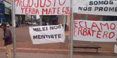 Misiones: Karina Milei fue recibida con una protesta