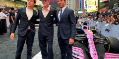 Franco Colapinto estuvo presente en la premiere de la película de la F1