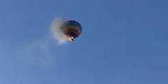 Ocho muertos por la caída de un globo aerostático en Brasil