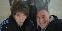 Tras el distanciamiento de Macri, Milei cenó milanesas con Luis Juez en la quinta de Olivos