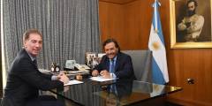 Sáenz planteó a Santilli la agenda de prioridades para Salta y requirió más previsibilidad en los fondos de obras federales