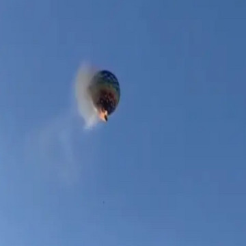 Ocho muertos por la caída de un globo aerostático en Brasil